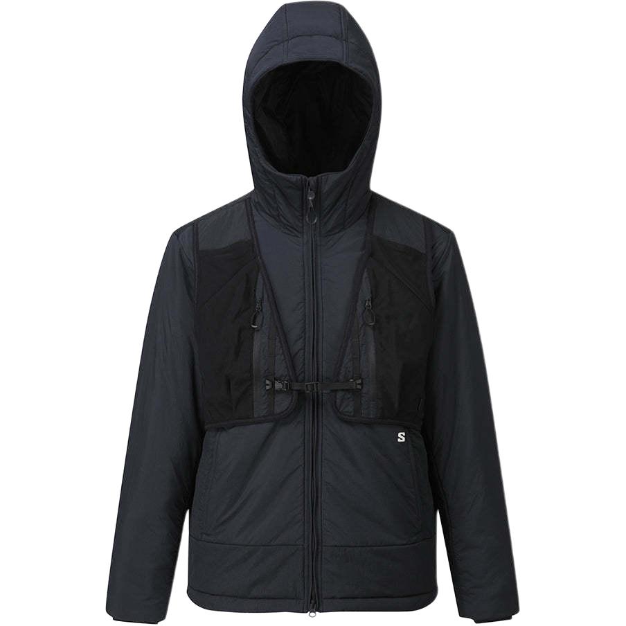 Мужская куртка Salomon Pinnacle (черно-синяя)