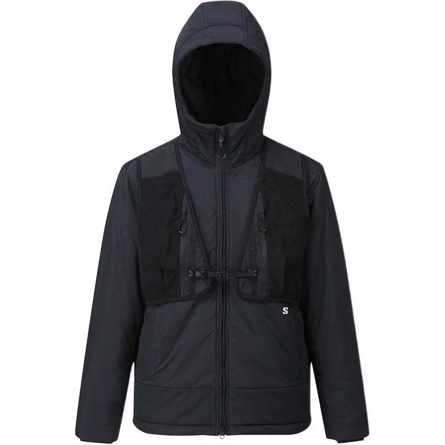SALOMON UNI FW24 Pinnacle Jackets & Coats Men's Marine Black