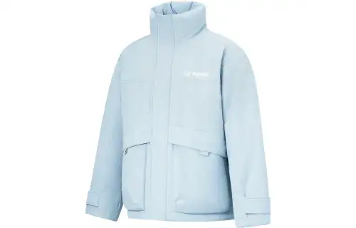 Li Ning Hot Pots Down Collection Down Jacket Unisex Mist Blue