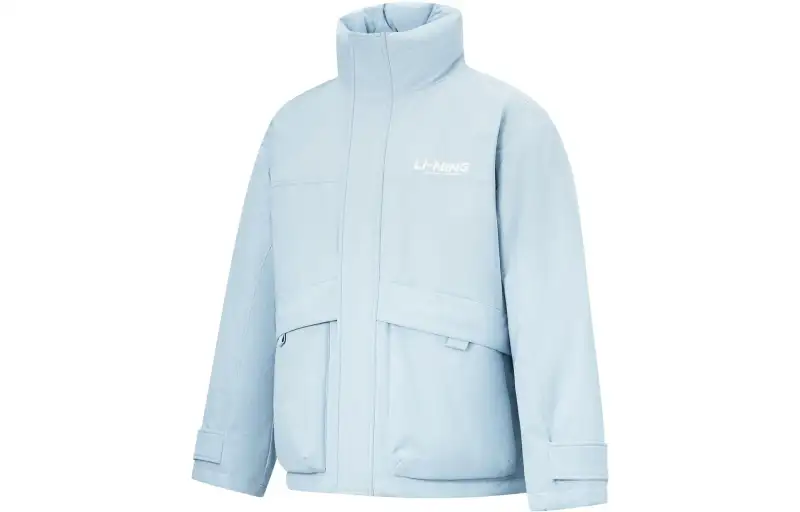 Li Ning Hot Pots Down Collection Down Jacket Unisex Mist Blue