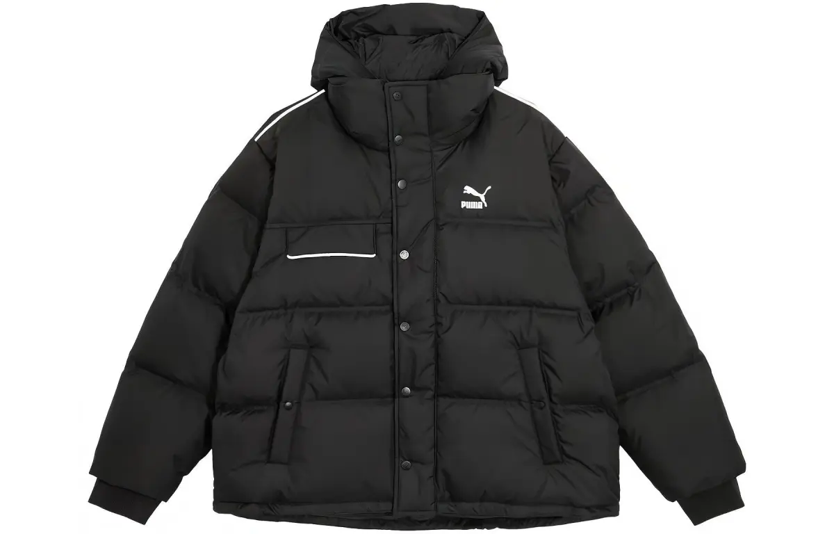 PUMA PUFFER DOWN Jacket Unisex Black