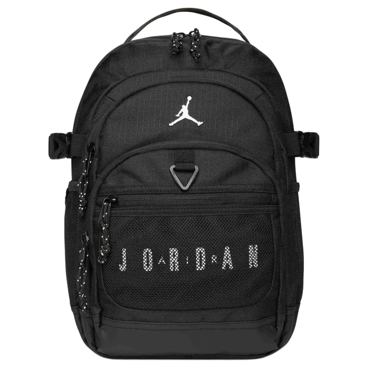 Jordan Polyester Backpack Unisex Black/Light Ivory White