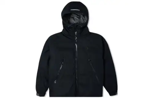 Converse Counter Climate Down Jackets Unisex Black Hooded Moderate Other