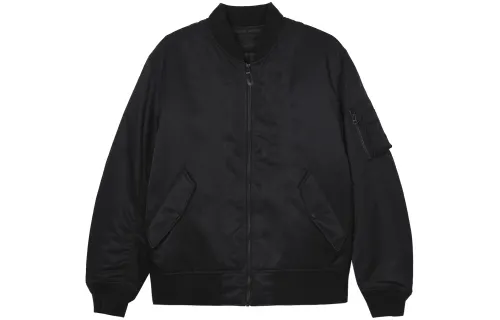 UNIQLO Jackets Unisex Black Baseball Collar Moderate Other