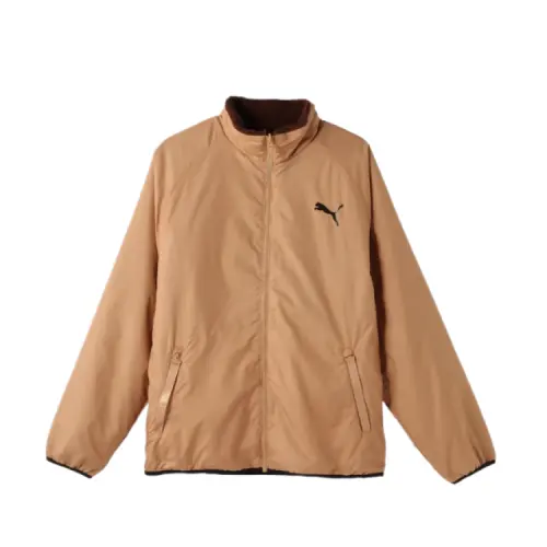 PUMA FW/AW24 Velvet feel Coat Men's Desert Yellow Tan