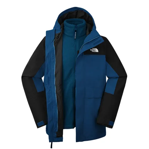 THE NORTH FACE Urban Exploration Windbreaker Jackets Unisex Cosmic Black Dark Blue Multicolor Hooded Moderate