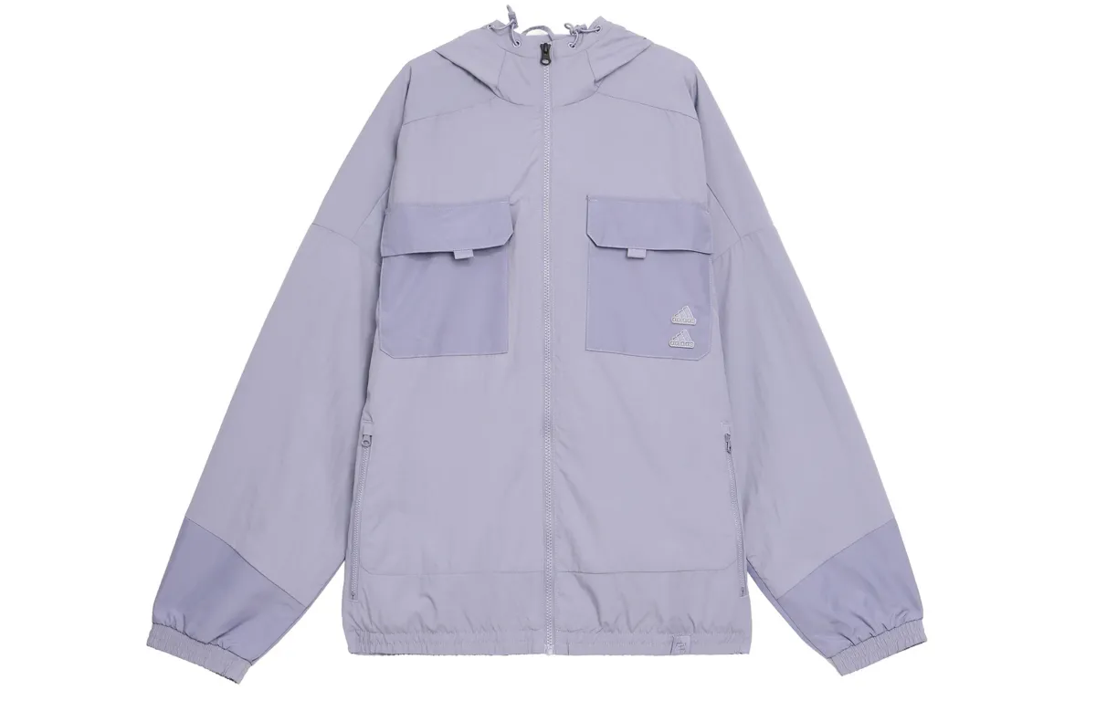 Adidas Jackets & Coats Men's Silver Gray Violet