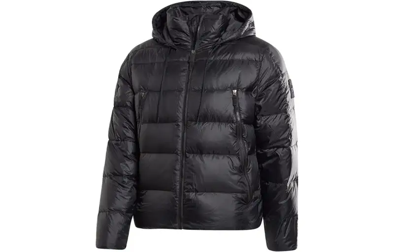 Reebok Down Jackets Men's Black Hooded Moderate Other