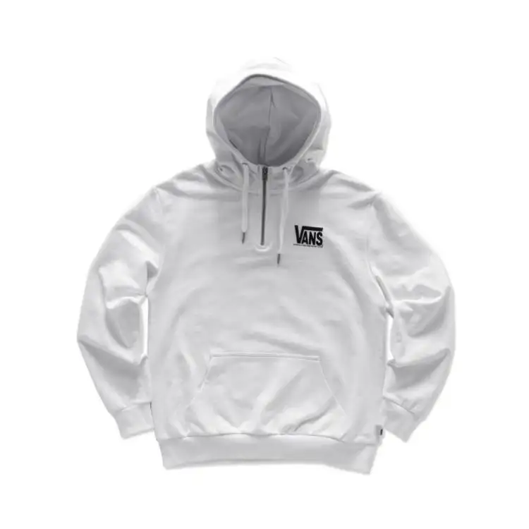 Vans Sweatshirts Unisex White Hooded Moderate Regular