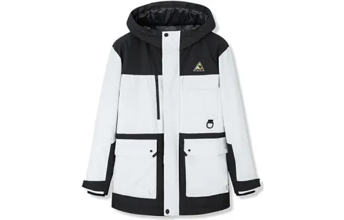 ANTA Down Jackets Men's Gray Hooded Moderate