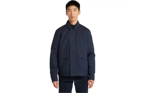 Timberland Jackets Men's Dark Blue Lapel Moderate Other