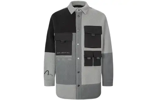 EVISU Velvet Jackets Men's Lapel Moderate
