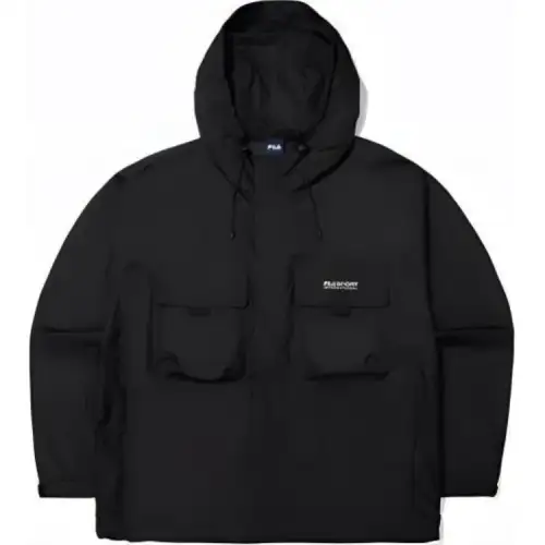 FILA Jackets & Coats Unisex Black