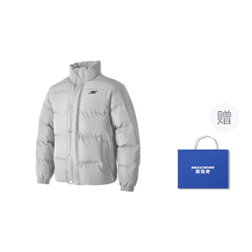 Skechers Down Jacket Unisex Alloy Color