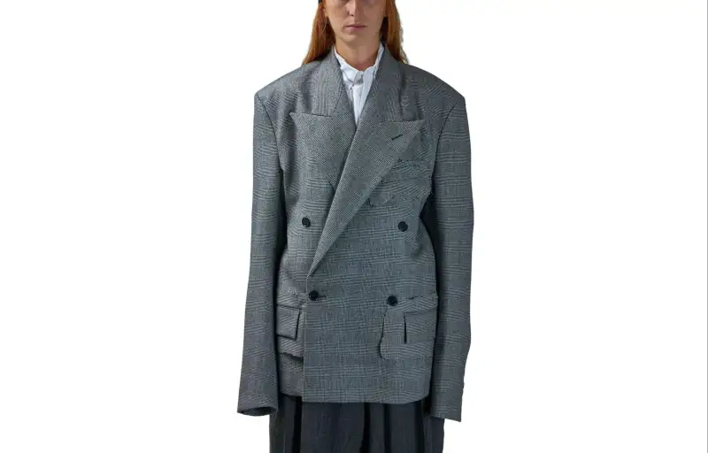 Vetements Jackets Unisex Gray Lapel Moderate Other