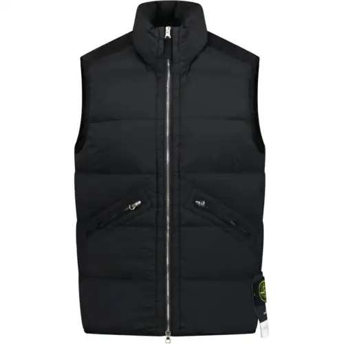 STONE ISLAND High Neck Zipped Down Gilet