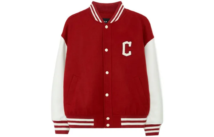 MLB Jackets Unisex Red Stand Collar Moderate