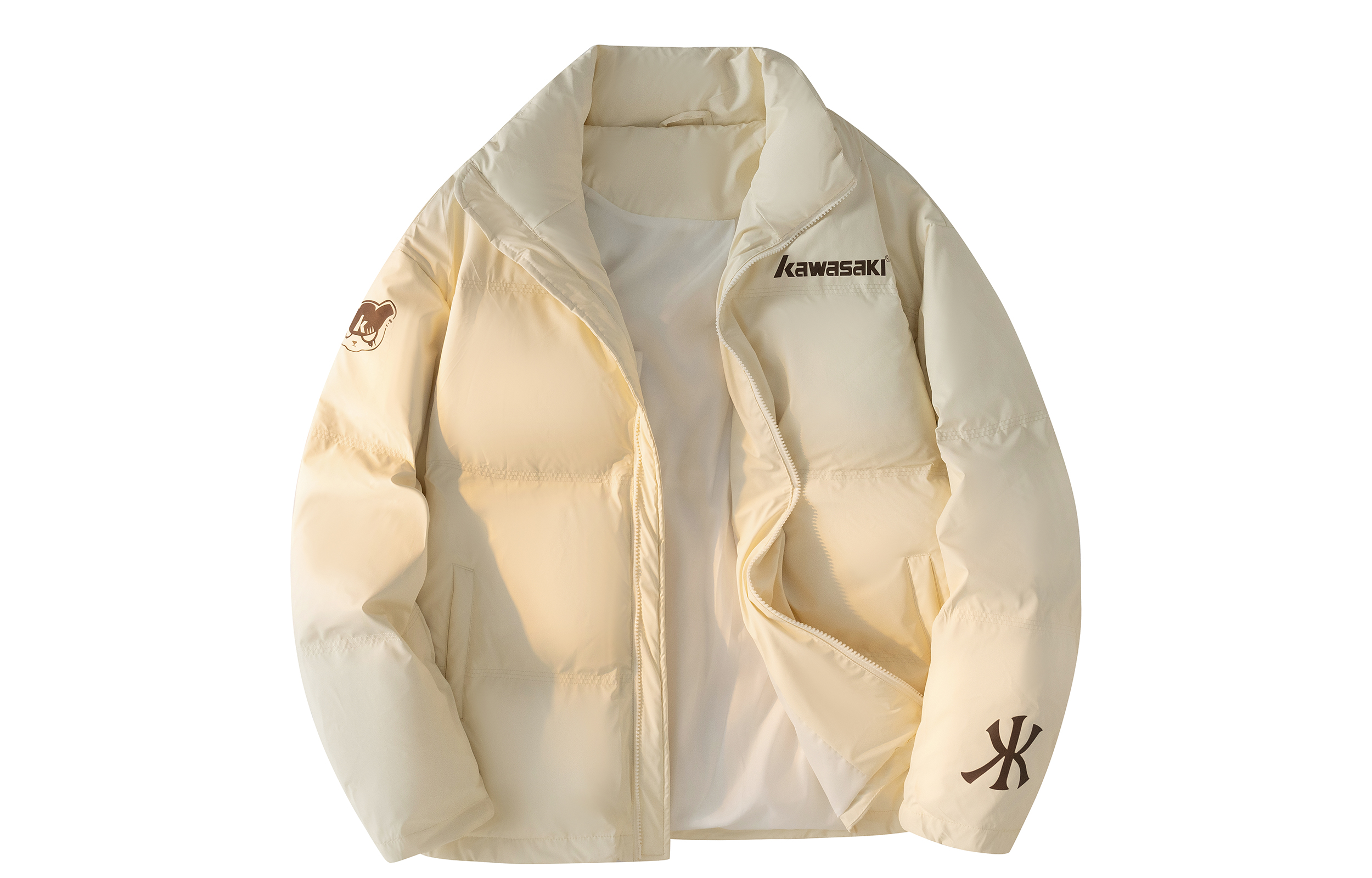 Куртка Kawasaki 90% White Duck Down Jacket (белая)