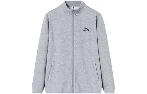 Anta Variety Training Collection Jacket Men's Gray Heather Gray