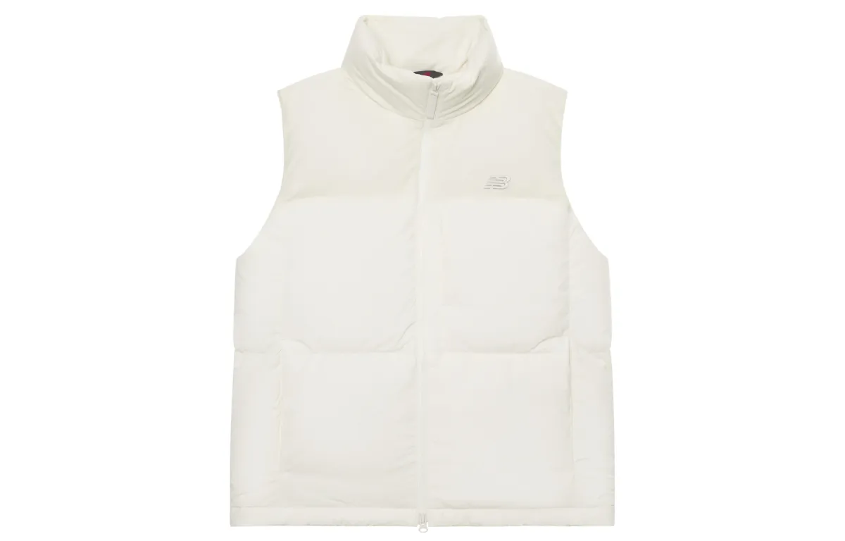 New Balance Lifestyle Casual Collection FW24 Goose Down Vest Unisex White