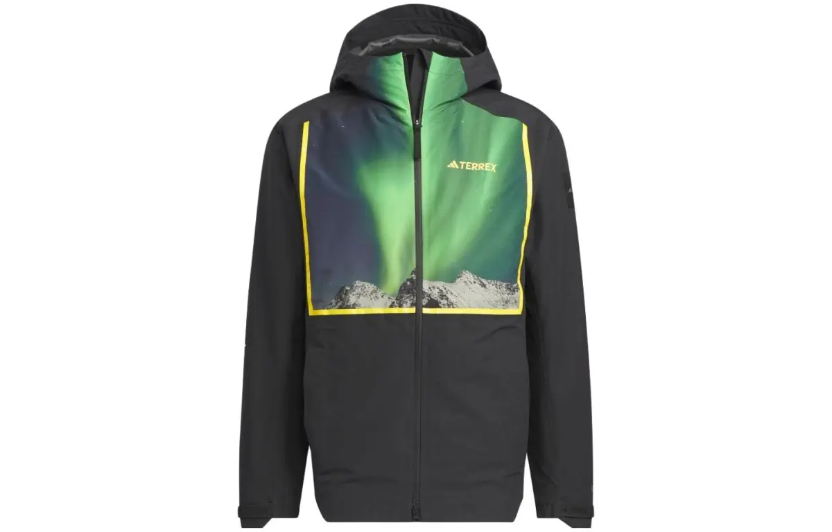 Adidas Jackets Men's Black Hooded Moderate Other