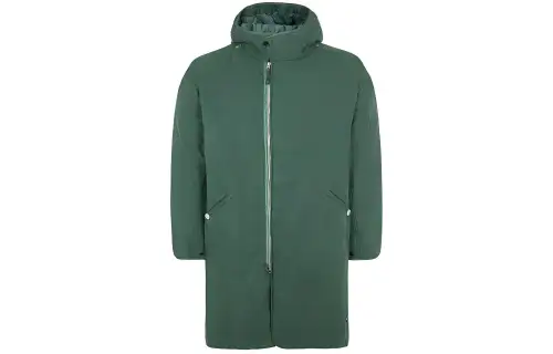 STONE ISLAND Coats Men's Green Hooded Moderate Straight Fit