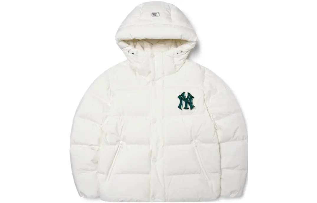 MLB Down Jacket Short Unisex White