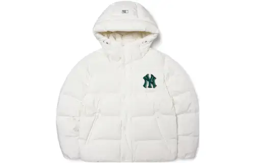MLB Down Jacket Short Unisex White