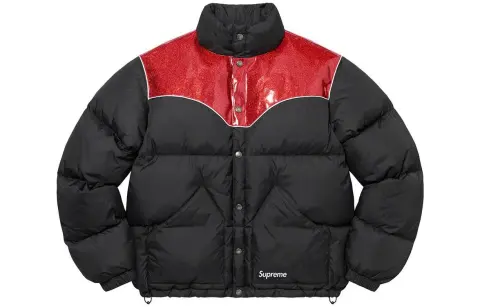 Supreme Glitter Yoke Down Puffer Jacket