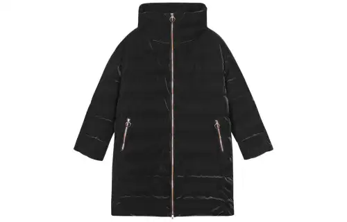 Skechers Down Jackets Men's Black Stand Collar Moderate Other