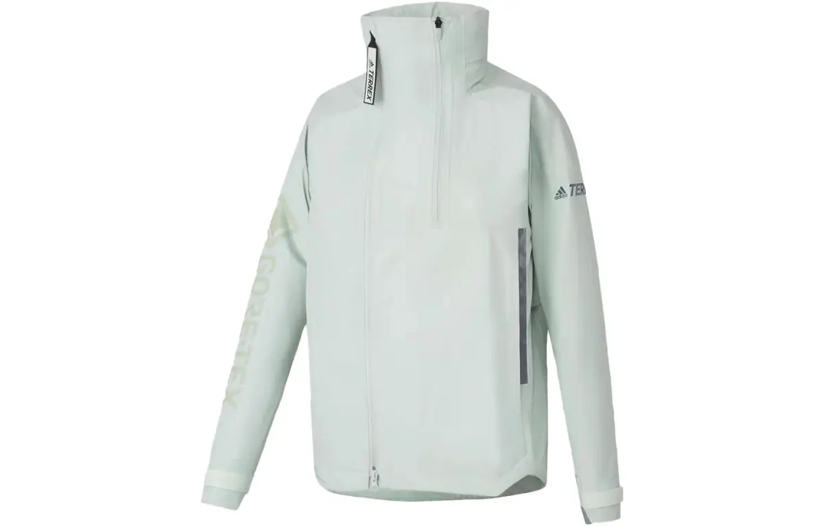 Adidas Jackets Unisex Light Blue Hooded Moderate Other