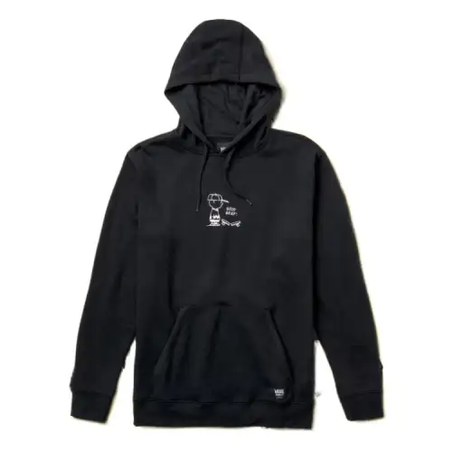 Vans Sweatshirts Men's Black Hooded Moderate Regular