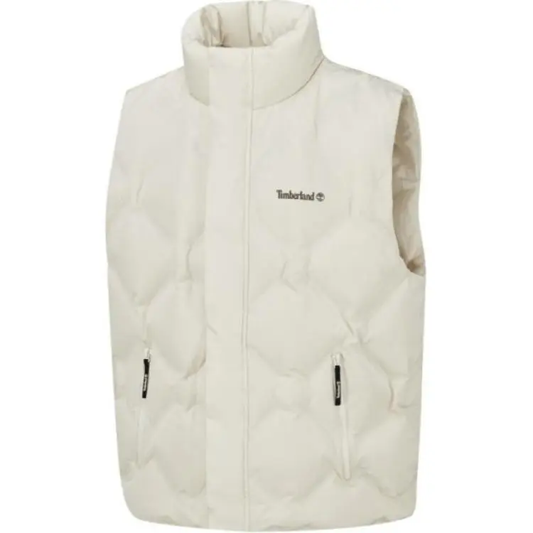 Timberland Vests Men's White EFL Stand Collar Moderate Other