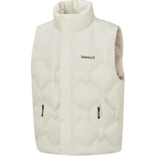 Timberland Vests Men's White EFL Stand Collar Moderate Other