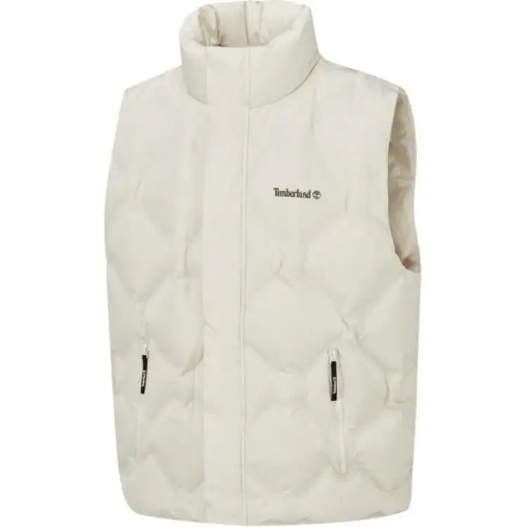 Timberland Vests Men's White EFL Stand Collar Moderate Other