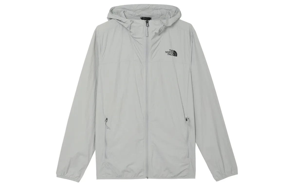 THE NORTH FACE M Upf Wind Jkt-Ap High Rise Grey Medium Men's Asia Version