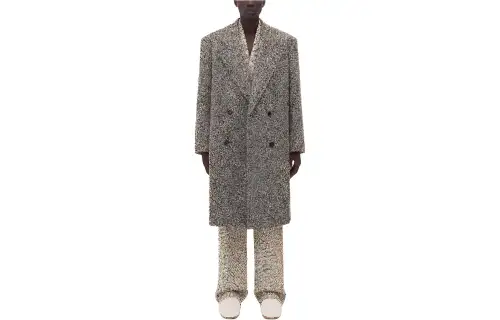 Bottega Veneta Coats Men's Camel Lapel Moderate Straight Fit