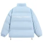 SUPEREALLY Winter Puffer Jacket Unisex Sky Blue