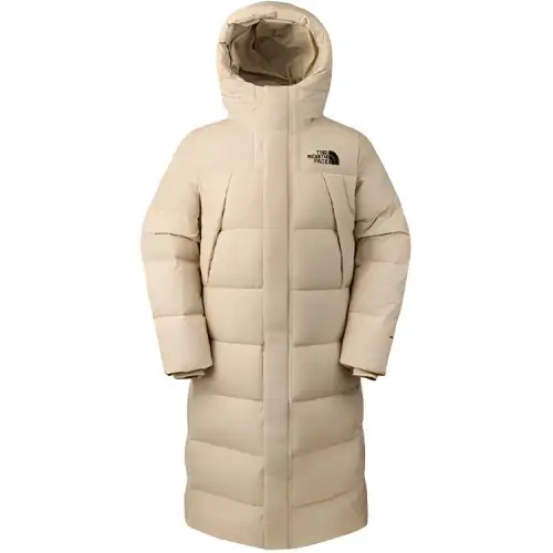 THE NORTH FACE Mountain Down Jacket Unisex Gravel Sand