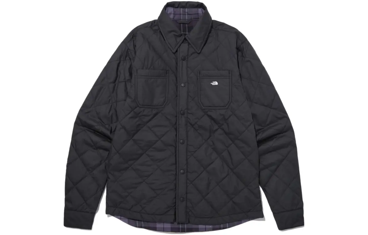 THE NORTH FACE INSULATED FLANNEL Puffer Jacket Unisex Black