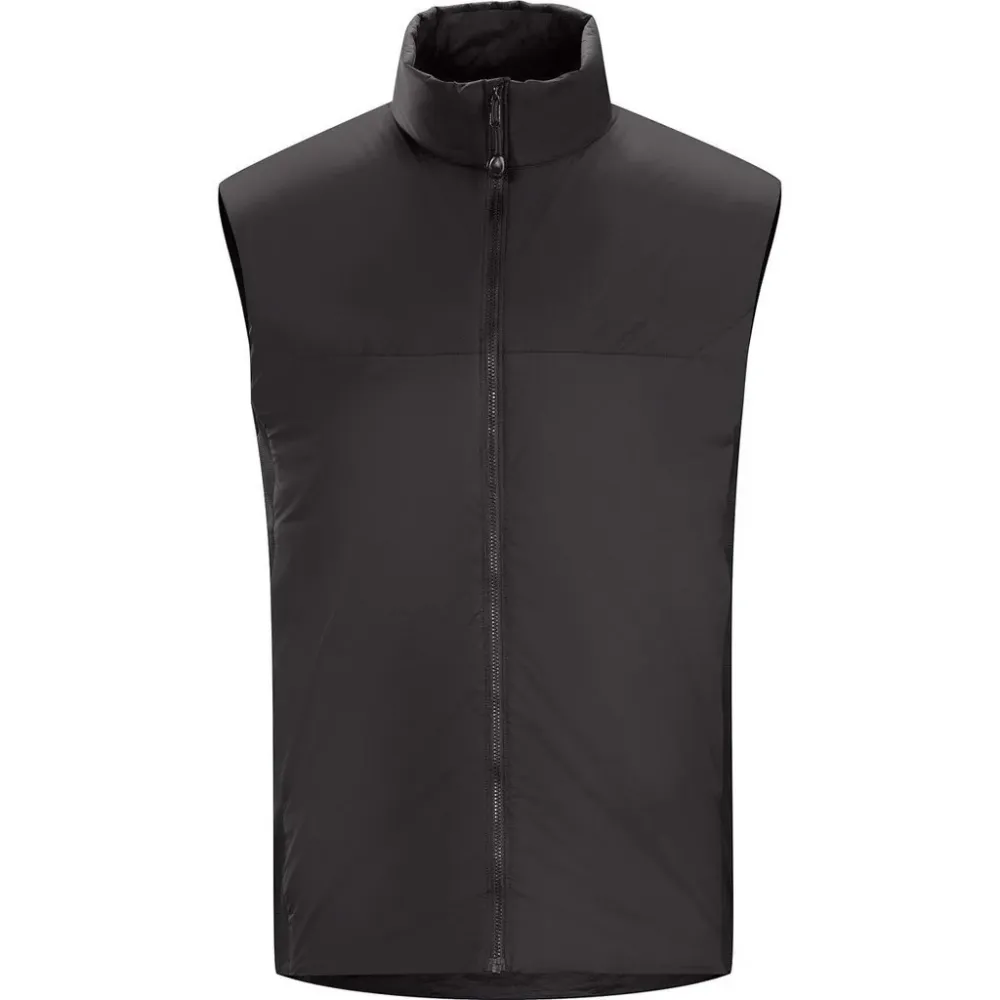 Arcteryx Vests Men's Black/Black Stand Collar Moderate Other