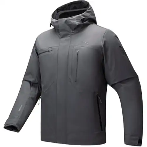 Anta x ZHONGGUOGUOJIADILI,LIANMINGKUAN Outdoor Collection Down Jacket Men's Castle Gray
