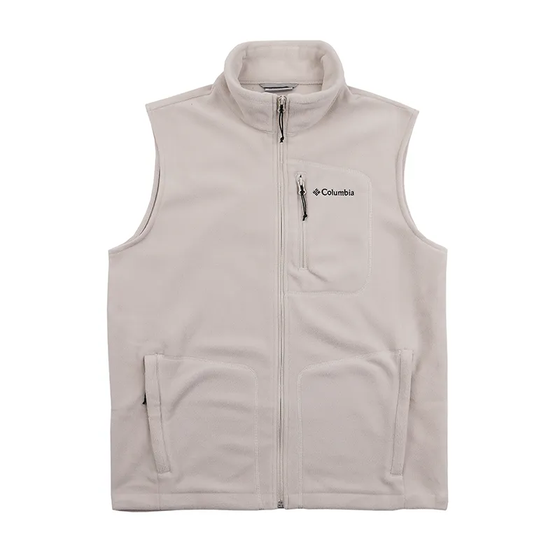 Columbia Vests Men's Khaki Stand Collar Moderate Other