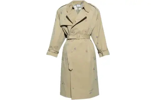 Vetements Graphic print Trench Coat