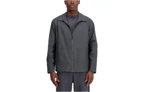 New Balance NB Athletic Linear Jackets & Coats Men's Gray