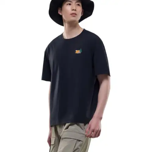 Anta Outdoor Collection T Shirt Men's Basic Black