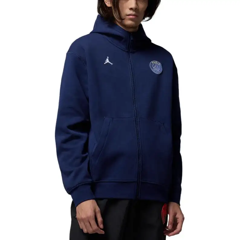 Jordan Paris Saint GermainHOOP Sweatshirt Men's Blue