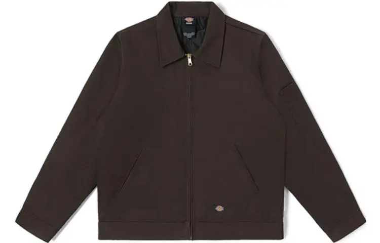 Dickies Jackets Men's Clay Brown Lapel Moderate Workwear