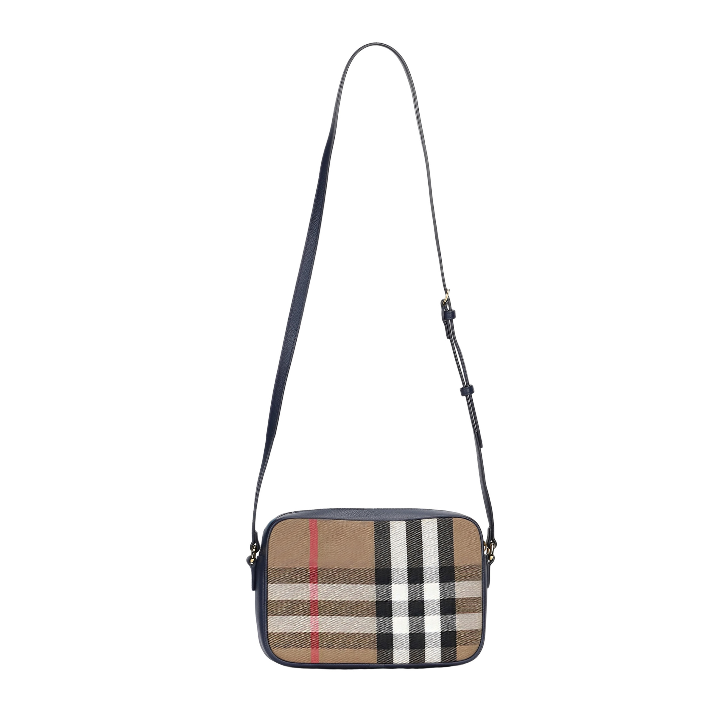 Сумка Burberry Check Crossbody (коричневая)