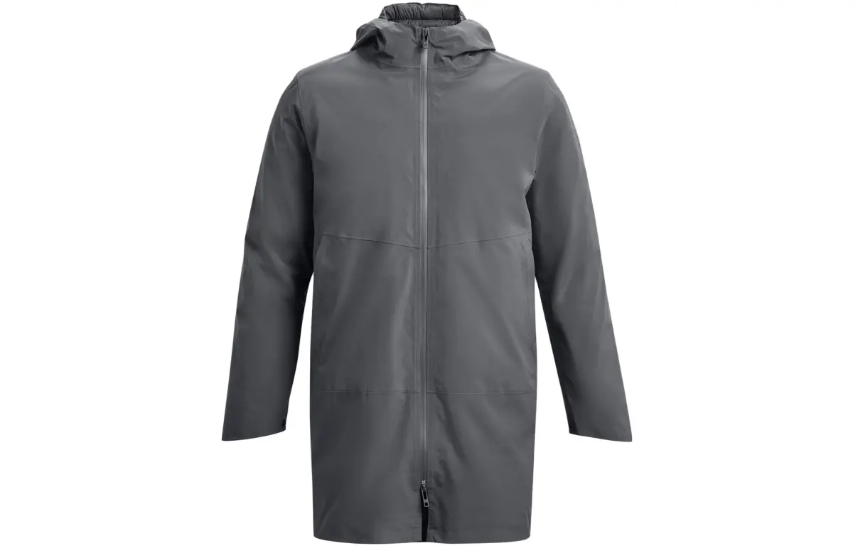 Under Armour Storm Jackets Men's Dark Gray Hooded Moderate Other
